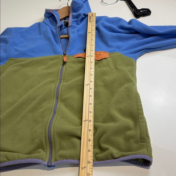Patagonia Kids Two-Tone Fleece Jacket Size XL (14) - Picture 5 of 7